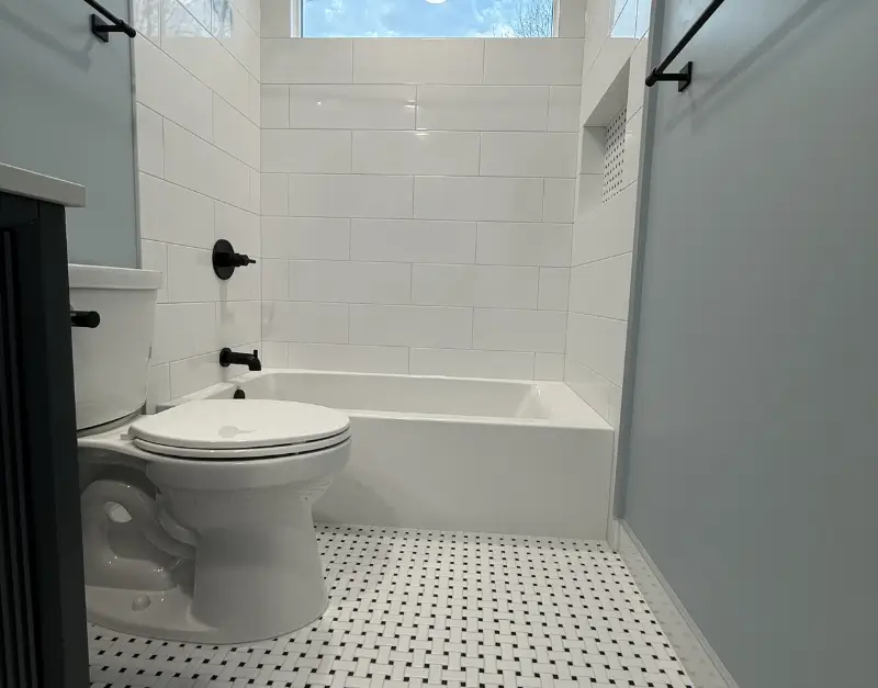Contemporary Family Bathroom Remodel