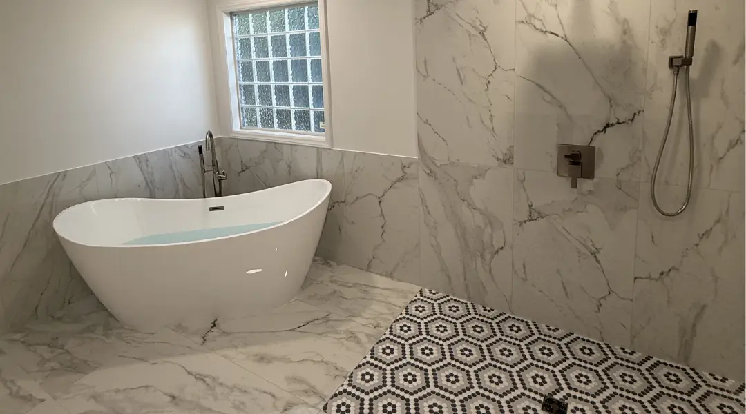 Luxury Marble Master Bathroom Renovation